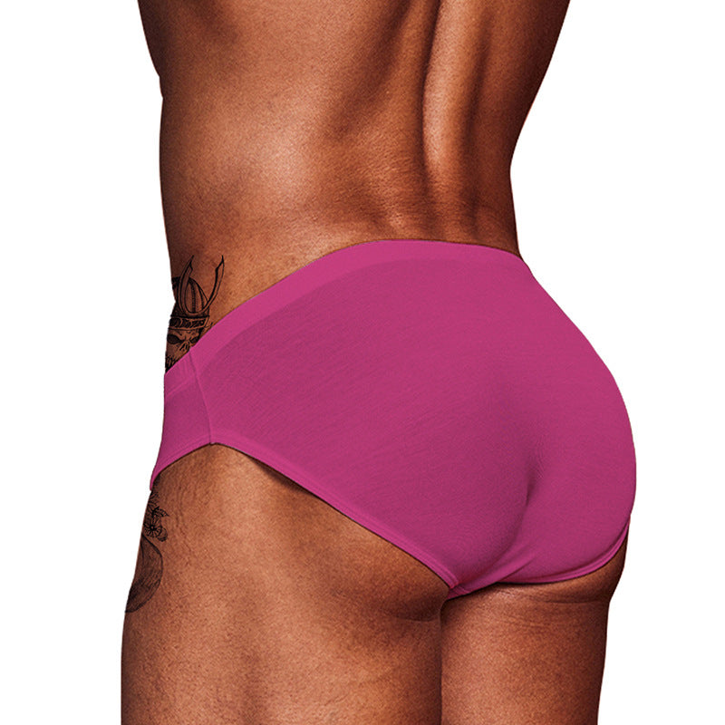 ADANNU Factory Direct Men's Panties Breathable Stretch Men's Briefs Simple Solid Color Men's Panties AD315