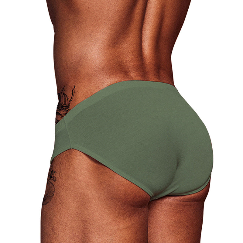 ADANNU Factory Direct Men's Panties Breathable Stretch Men's Briefs Simple Solid Color Men's Panties AD315
