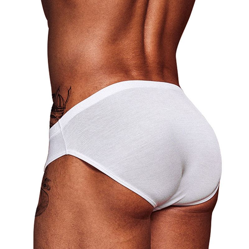 ADANNU Factory Direct Men's Panties Breathable Stretch Men's Briefs Simple Solid Color Men's Panties AD315