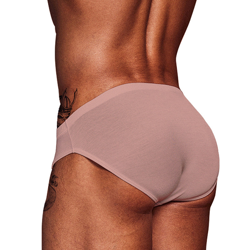 ADANNU Factory Direct Men's Panties Breathable Stretch Men's Briefs Simple Solid Color Men's Panties AD315