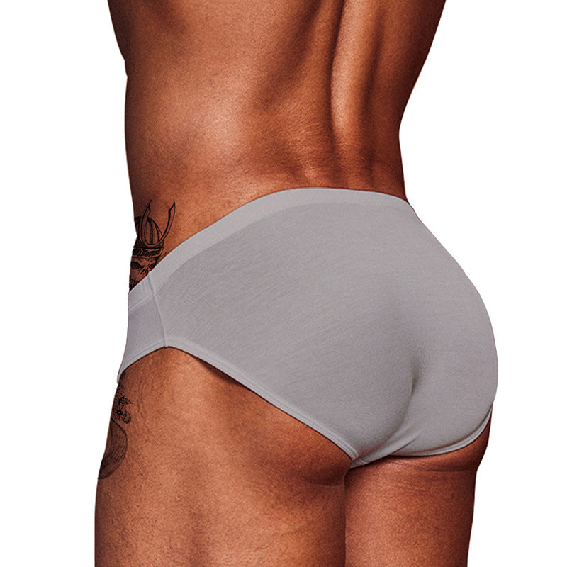ADANNU Factory Direct Men's Panties Breathable Stretch Men's Briefs Simple Solid Color Men's Panties AD315