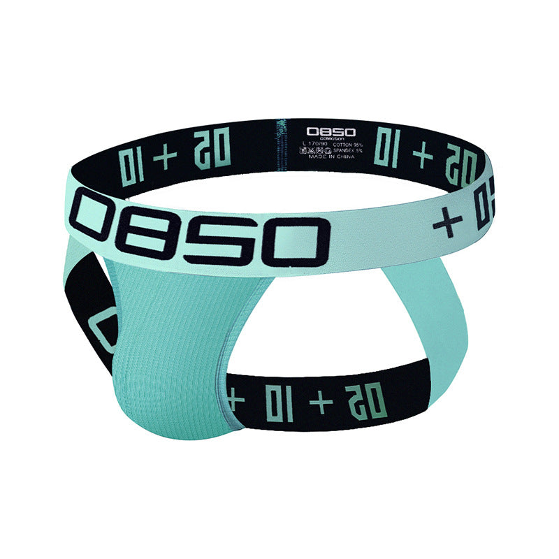 0850 Cotton Sexy Men's Thong Personality Trendy Men's Low Waist Erotic T Pants Panties Men's BS3515