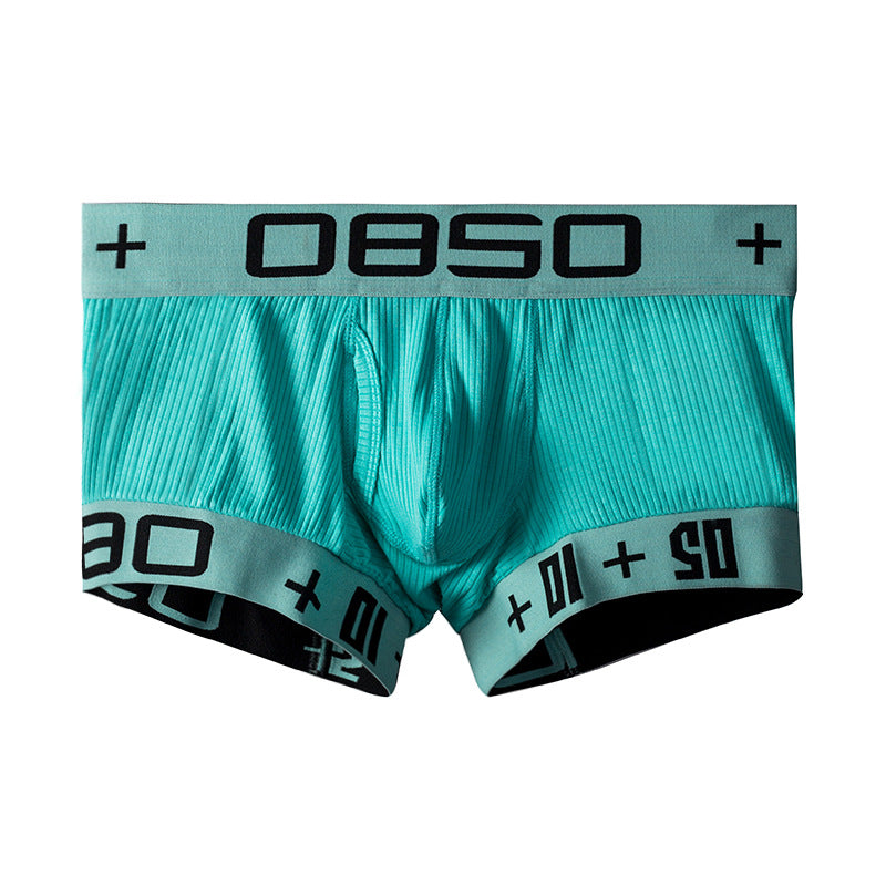 0850 Personality Men's Panties Sport Boxer Cotton Plus Size New Sexy Tide Male BS3514