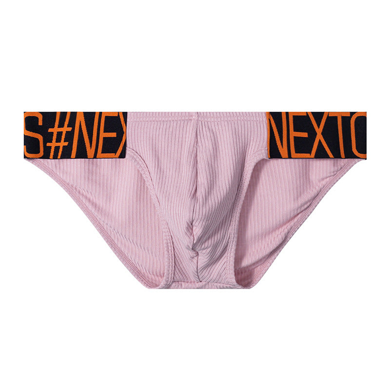 ORLVS Men's High Fork Briefs Sexy Low Rise Independent Pouch Cotton Breathable Erotic Panties OR6231