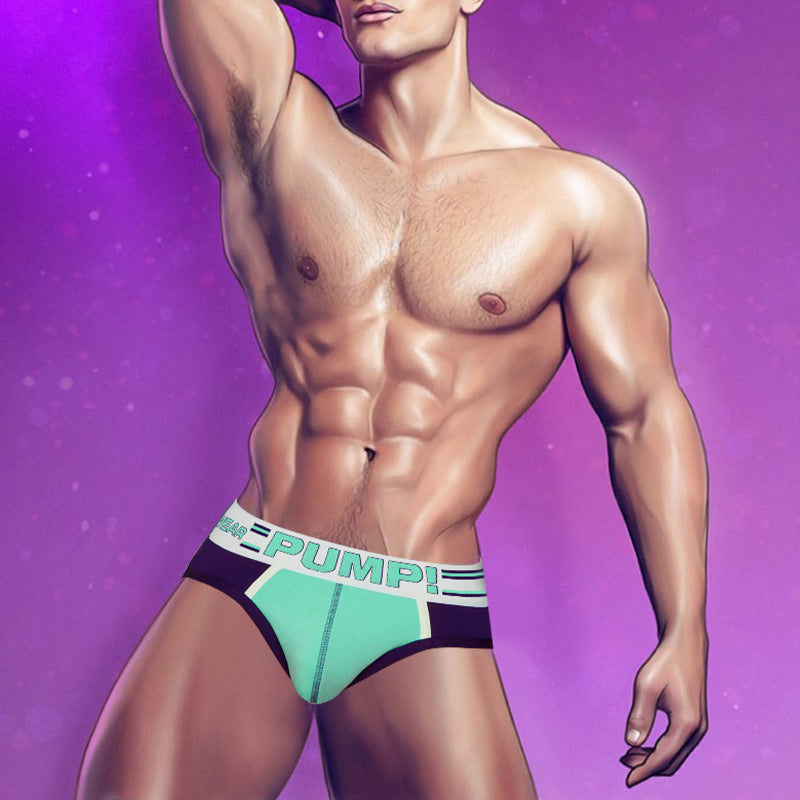 PUMP anime style sexy briefs low rise cotton breathable excitation pouch bag comfortable breathable shorts MP221