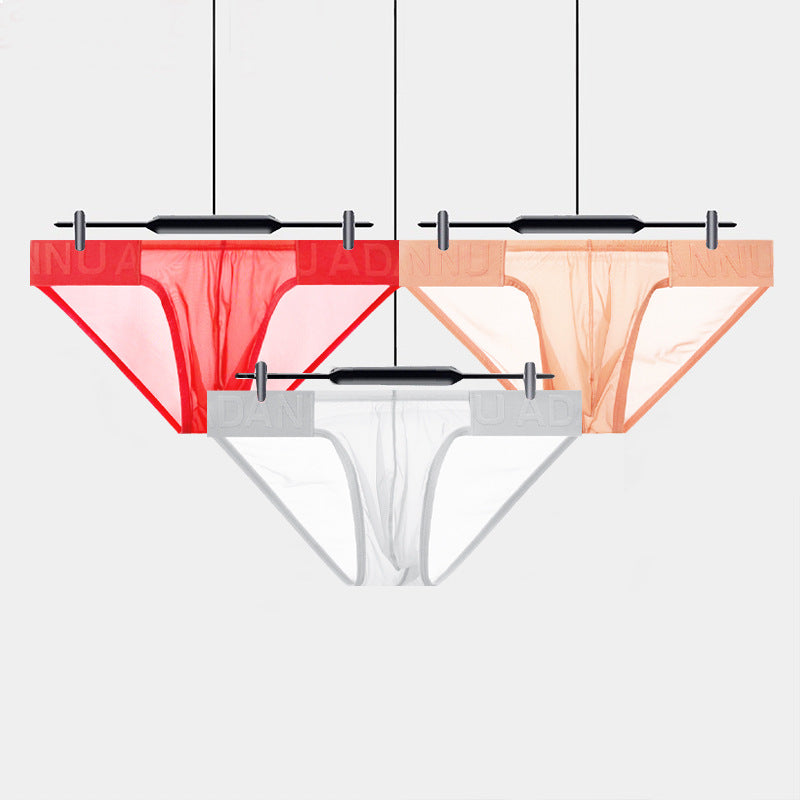 Light briefs low waist convex sexy U convex bag briefs men's sports fitness breathable AD786
