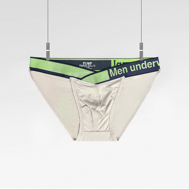 PUMP temu new high fork modal briefs sexy low waist convex bag sex briefs MP242