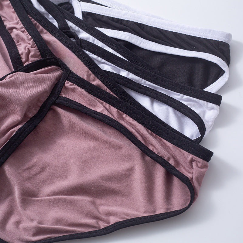 ADANNU Men's Panties Sexy Cool Soft Breathable U Convex Sexy Low Rise Gym Briefs AD7105