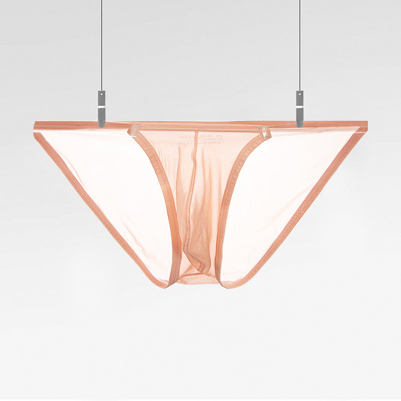 Transparent briefs sexy low rise convex pouch bag sex briefs sexy bikini pants AD788