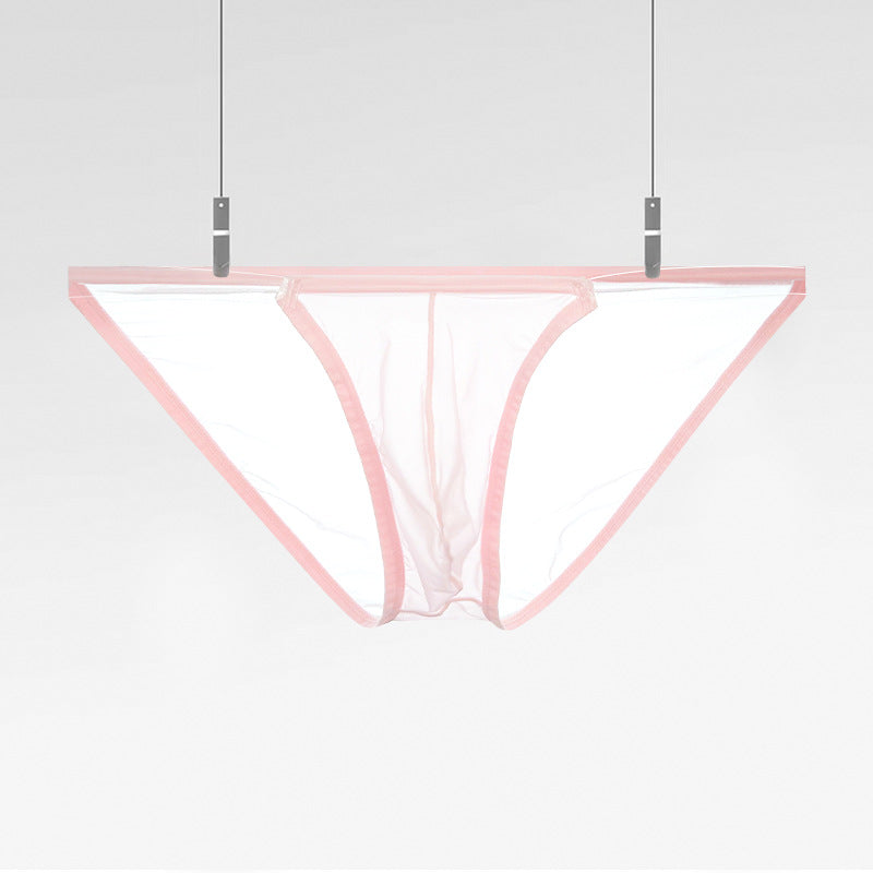 Transparent briefs sexy low rise convex pouch bag sex briefs sexy bikini pants AD788