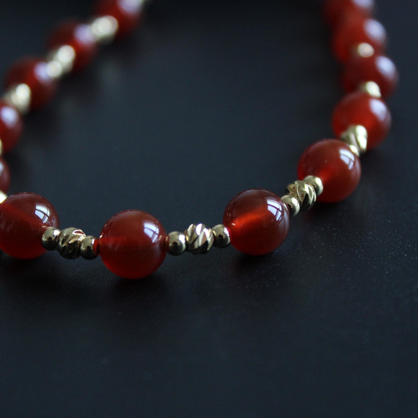 Red agate necklace,Healing Crystal,Red Necklace, Coral Necklace, Red Gemstone Necklace, Statement Red Stone Jewelry,Gift for Her,