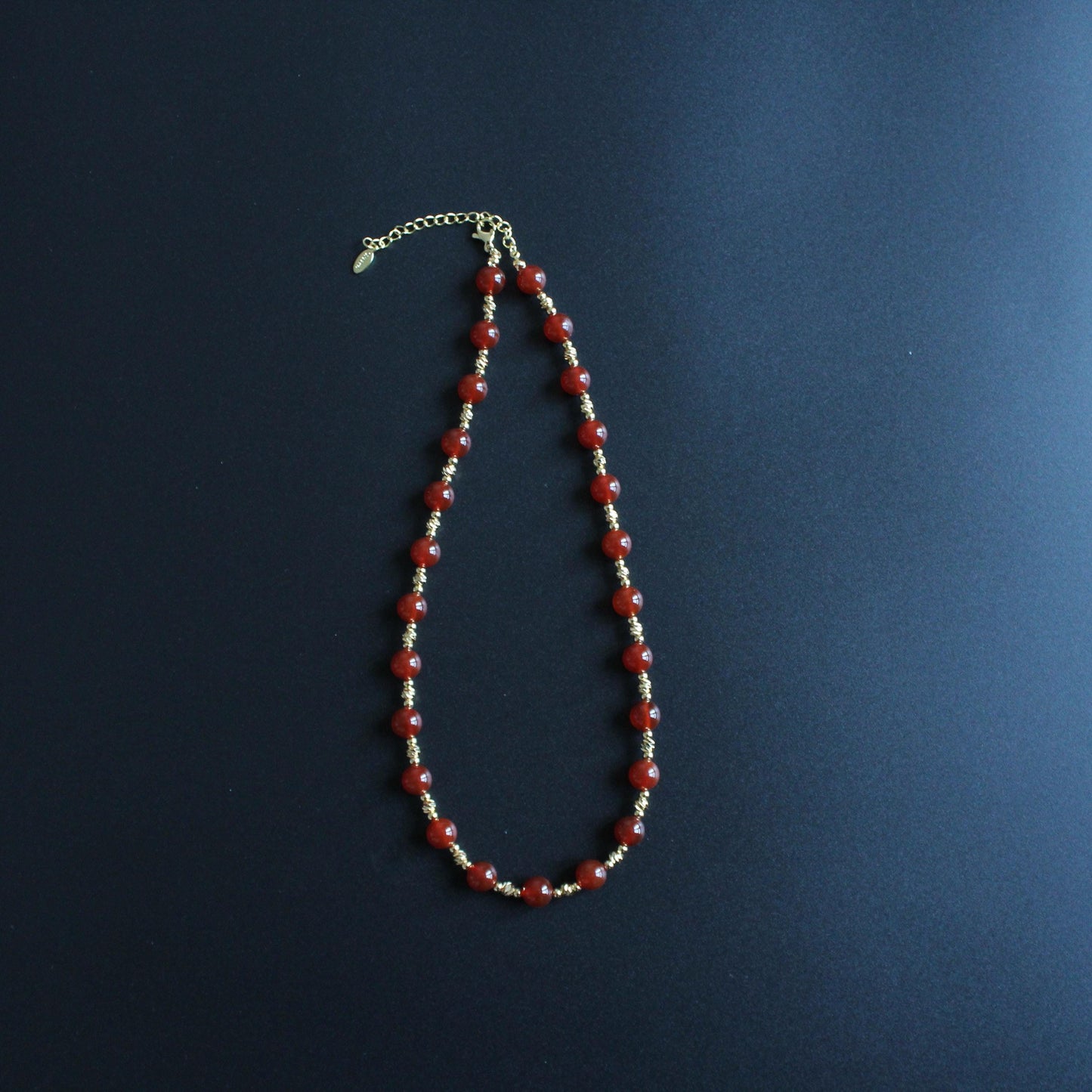 Red agate necklace,Healing Crystal,Red Necklace, Coral Necklace, Red Gemstone Necklace, Statement Red Stone Jewelry,Gift for Her,
