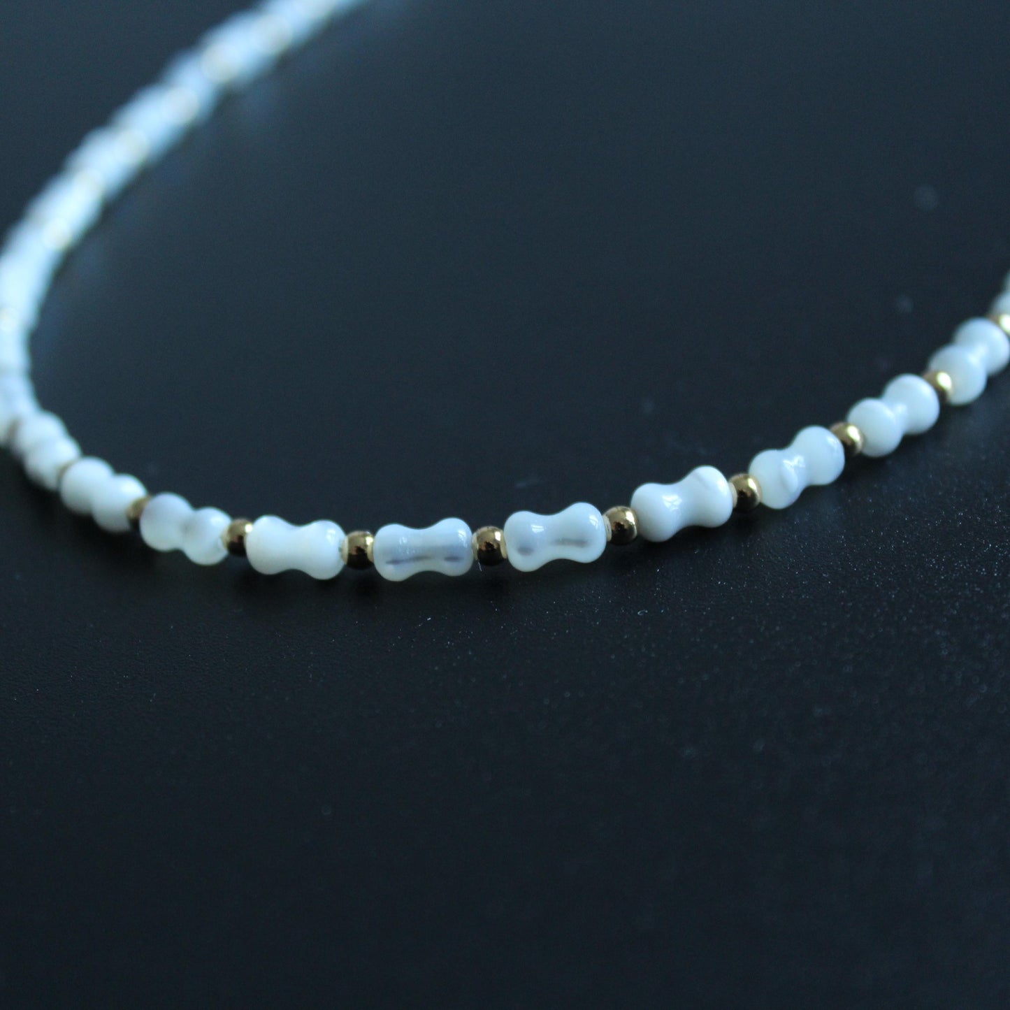 Handmade Jewelry,Choker,Horseshoe Snail Shell Bead,Beaded Crystal Necklace,Gemstone Choker,Dainty Jewelry Mother's Day Gift