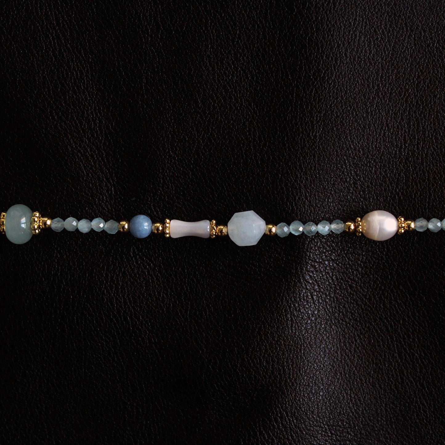Natural Stone Pearl Necklace｜Natural Shell Jewelry｜Ocean Inspired Healing Necklace｜Gift for Her｜Boho Beach Jewelry