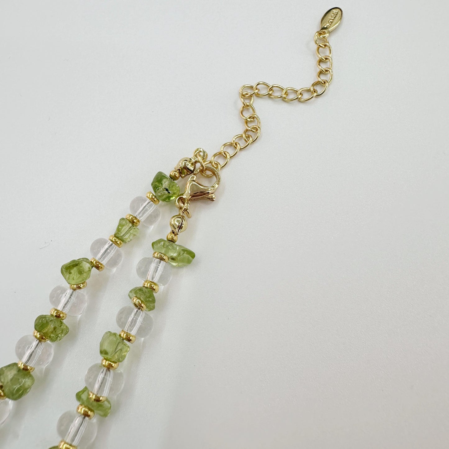 Peridot Necklace｜August Birthstone Jewelry｜Natural Green Crystal｜Healing Gift for Her｜Gold Minimalist Gemstone Necklace